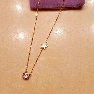 Melinda Maria Cade Pave Star Necklace
